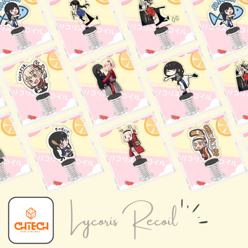 24873ac794e865df3f20008dbb52ab6a.png <span data-spm-anchor-id="a2o42.pdp_revamp.product_detail.i1.5bb45e9bvfj0pC">Installation steps</span> 1. Peel off the protection layer before installing the base. 2. Put the base on a flat surface then install the acrylic figure on top (Do not apply too much force when installing.) 3. Peel off the double-sided tape on the spring to stick the base to it <p data-spm-anchor-id="a2o42.pdp_revamp.product_detail.i0.5bb45e9bvfj0pC">4. Peel off the double-sided tape at the bottom of the spring to stick it on a clean & smooth surface</p>