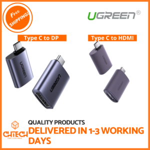 Ugreen USB-C to HDMI/DP Adapter 4K@60Hz