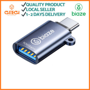 Biaze USB-C Male to USB 3.2 Female Adapter 10Gbps