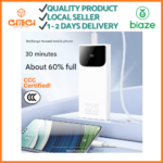 Biaze 20000mAh CCC-certified power bank with dual USB ports for fast charging in China