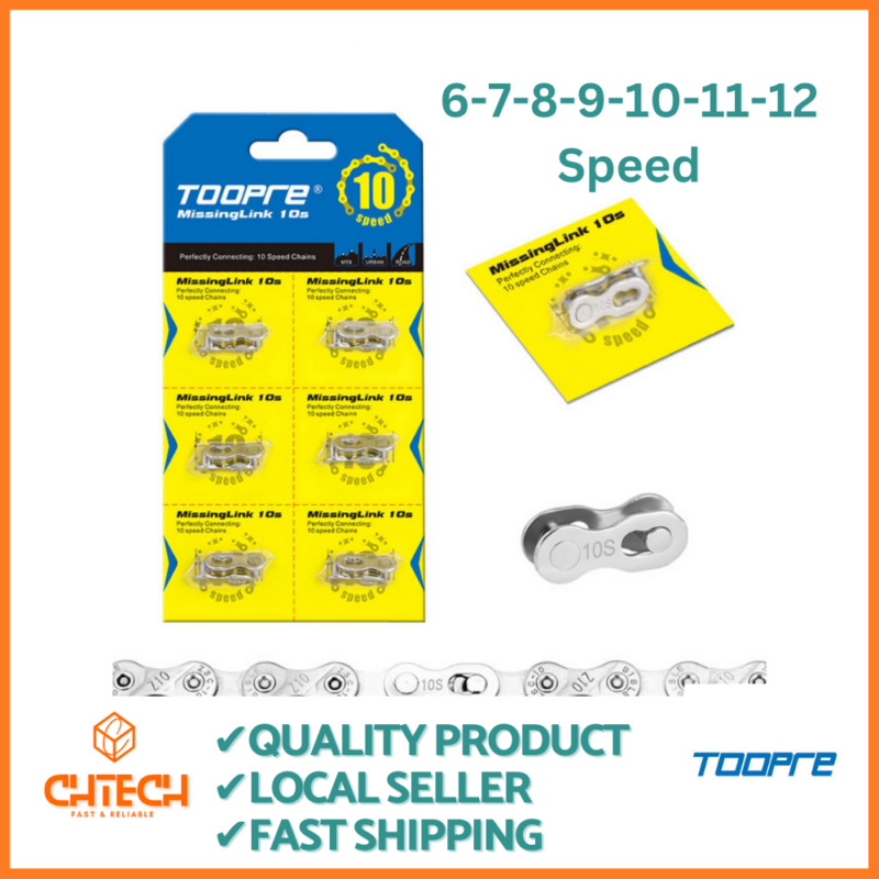 abdccacdc2628ca32140efc4c34046d7.png <h3 data-path-to-node="5"><b data-path-to-node="5" data-index-in-node="0">Key Features</b></h3> <ul data-path-to-node="6"> <li> <p data-path-to-node="6,0,0"><b data-path-to-node="6,0,0" data-index-in-node="0">Universal Compatibility:</b> Seamlessly works with major brands including <b data-path-to-node="6,0,0" data-index-in-node="70">Shimano, SRAM, and KMC</b>. Available in multiple speed options to fit your specific drivetrain.</p> </li> <li> <p data-path-to-node="6,1,0"><b data-path-to-node="6,1,0" data-index-in-node="0">Quick-Release Design:</b> Features a user-friendly "Missing Link" style design for <b data-path-to-node="6,1,0" data-index-in-node="79">tool-free installation</b> and easy removal during cleaning or emergency trailside repairs.</p> </li> <li> <p data-path-to-node="6,2,0"><b data-path-to-node="6,2,0" data-index-in-node="0">High-Tensile Durability:</b> Forged from premium quality steel to withstand high torque and the daily rigors of road or mountain biking.</p> </li> <li> <p data-path-to-node="6,3,0"><b data-path-to-node="6,3,0" data-index-in-node="0">Precision Shifting:</b> Engineered with tight tolerances to ensure <b data-path-to-node="6,3,0" data-index-in-node="63">smooth, quiet gear transitions</b> without the "skipping" often found in lower-quality links.</p> </li> <li> <p data-path-to-node="6,4,0"><b data-path-to-node="6,4,0" data-index-in-node="0">Corrosion Resistant:</b> Finished to resist rust and wear, providing a long-lasting connection you can trust for miles to come.</p> </li> </ul>