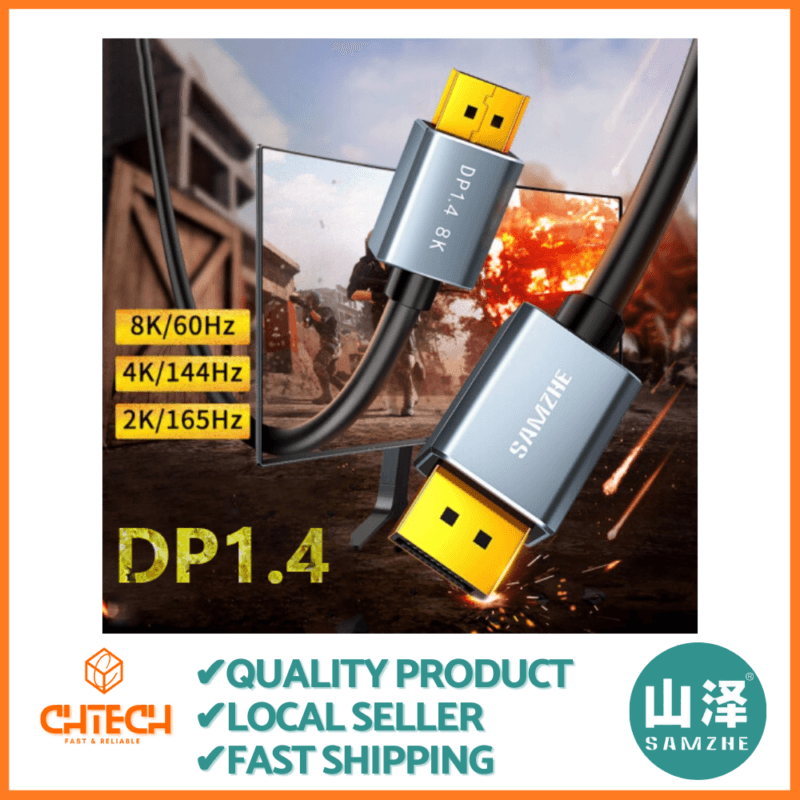 ba04398e12e05d473e2aa0c203fa8ef3.png <div>Superior Vision with DisplayPort 1.4</div> <div data-spm-anchor-id="a2o42.pdp_revamp.product_detail.i2.33b82bb7HexQgU">DisplayPort 1.4 can transmit up to 32.4Gbs bandwidth, which allows a higher resolution of 8K at 60Hz with 10-bit color HDR or 4K at 144Hz to be viewed. Coming with VESA’s DSC version 1.2 technology enables up to 3:1 compression ratio to be visually lossless. Its Multi-Stream Transport (MST) capability enables high-resolution support of multiple monitors on a single display interface.</div>