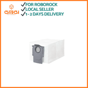 Home 6 Roborock Dust Bags 5-Pack for Q10 S8 MaxV Saros Qrevo QR 798