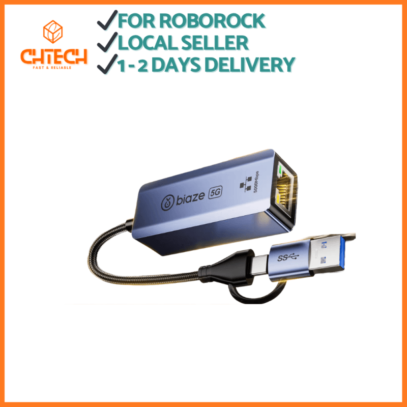 Upgrade your networking experience with the Biaze 5GbE External Network Adapter. Designed for power users, gamers, and creative professionals, this adapter shatters the limitations of standard Gigabit Ethernet, offering blistering speeds of up to 5000Mbps. Whether you are transferring massive 4K video files to your NAS or seeking the lowest possible latency for competitive gaming, this adapter provides the "next-gen" wired connection you need.