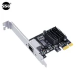 SSU 5Gbps PCIe Network Card | 5G Gigabit Ethernet Adapter for Windows | Desktop RJ45 LAN Card | PCI-E x1 to 5000Mbps