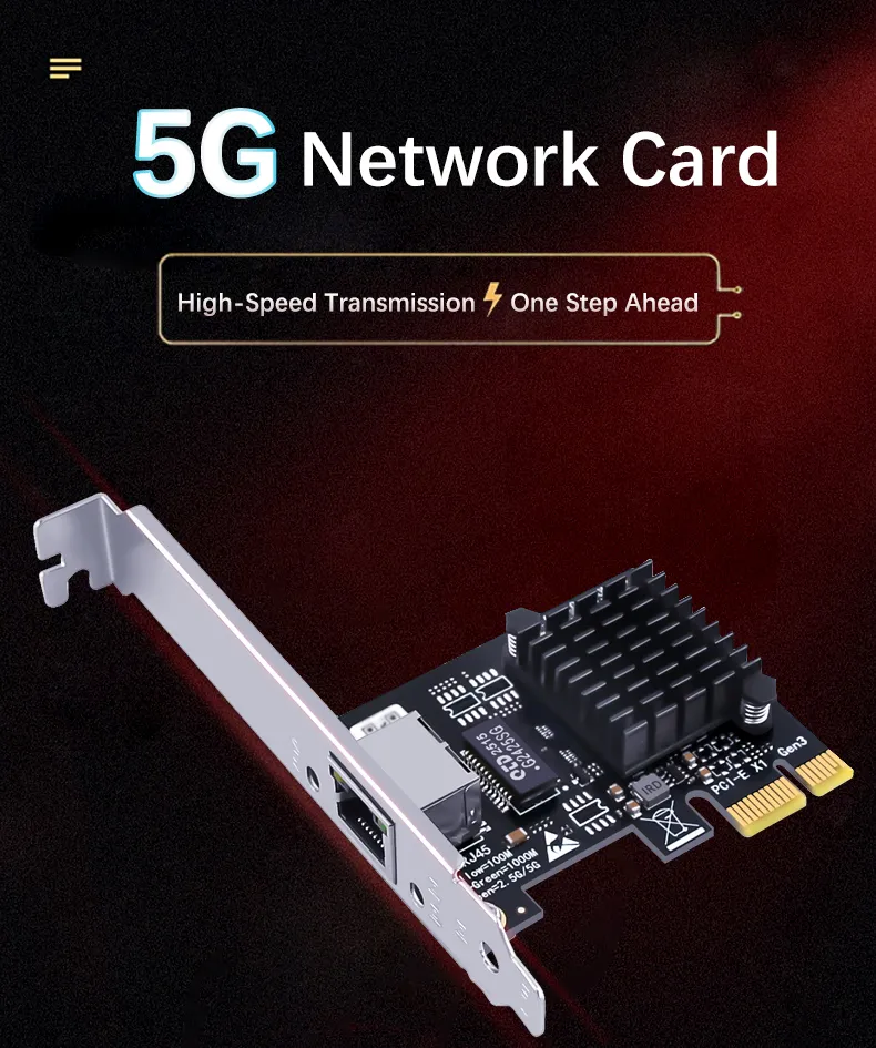 Home or office networks upgrading to 2.5G/5G speeds. Media creators and photographers working with large files on a NAS. Competitive gamers demanding minimal latency. Optimizing download/upload speeds for 2G or 5G fiber internet connections.