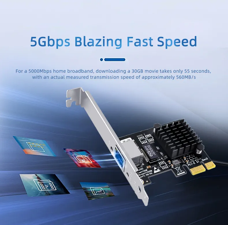 Home or office networks upgrading to 2.5G/5G speeds. Media creators and photographers working with large files on a NAS. Competitive gamers demanding minimal latency. Optimizing download/upload speeds for 2G or 5G fiber internet connections.